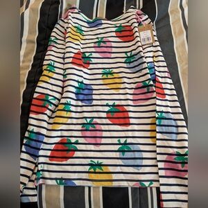 Mini Boden Girls Top Size 13-14 Nwt